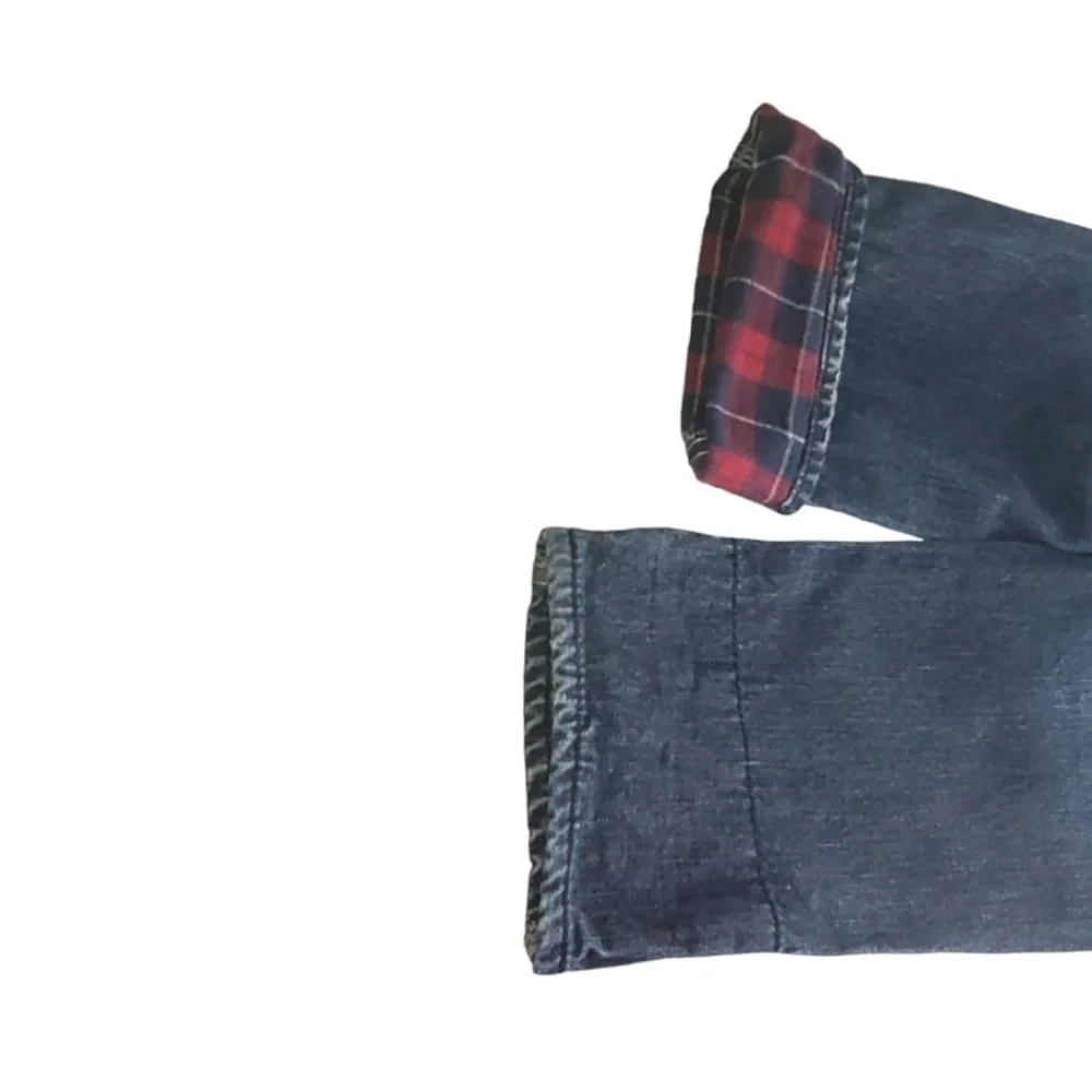 Baby Gap Denim Jeans with Flannel Cuffs